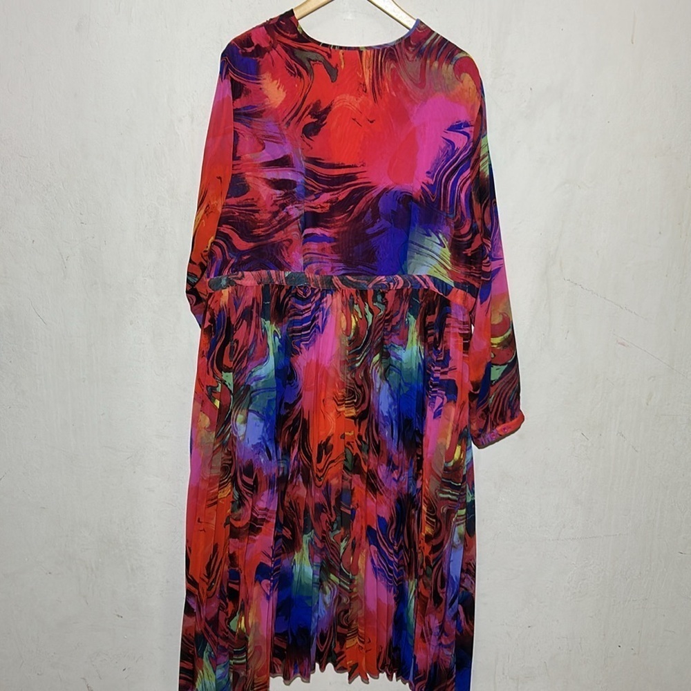 Torrid Chiffon Long Sleeve Kimono Size 2X - Picture 6 of 8